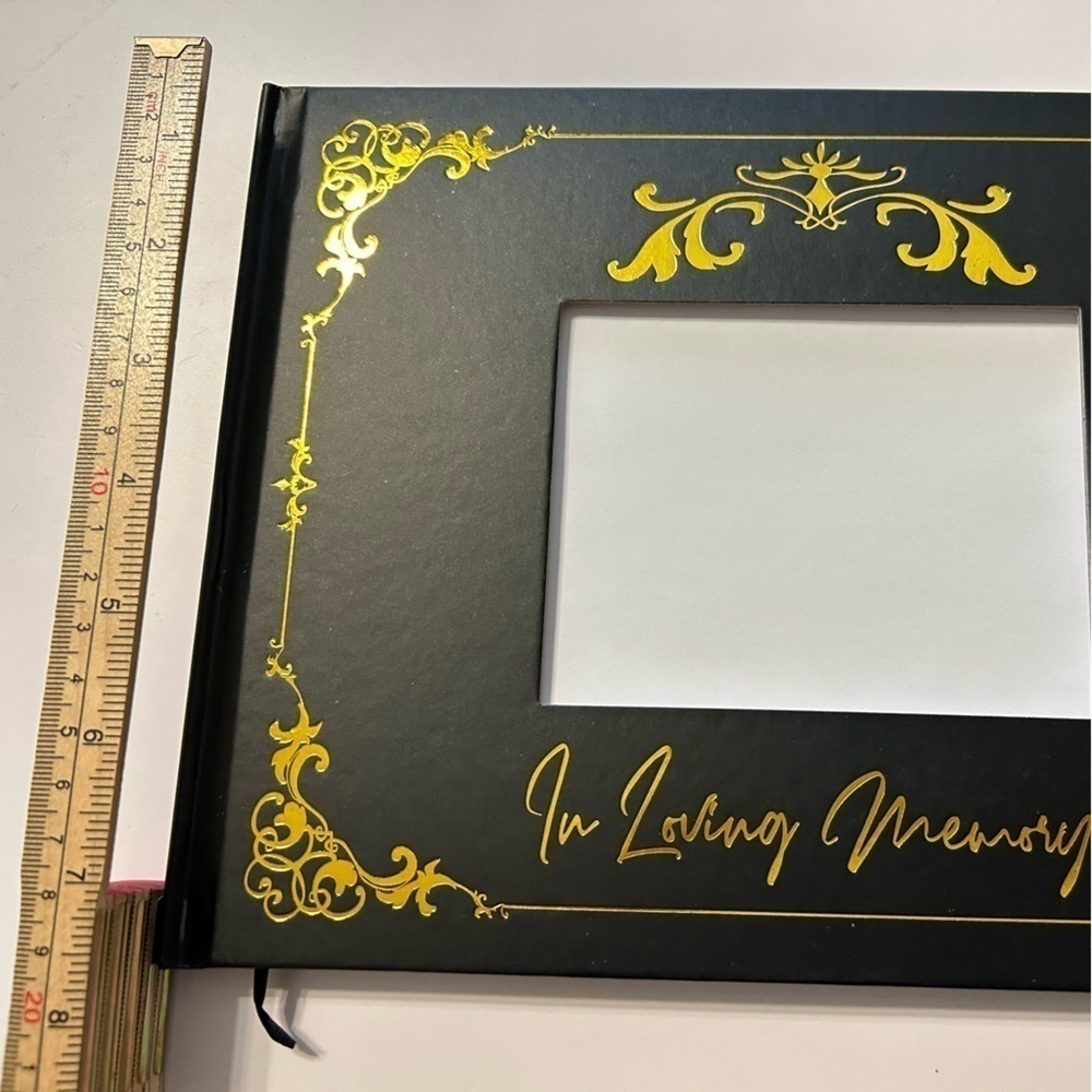 In Loving Memory Funeral Guest Book for Memorial Service - Photo insert - NEW - Picture 4 of 7